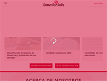 Tablet Screenshot of gonzalezsolis.com.mx